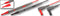 TENMA 72-9340 Test Lead Set, 4mm Right Angle Banana Plug, Shrouded, Test Tip Probe, 1 kV, 10 A, Black, Red