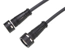 MOLEX 120401-0005 Sensor Cable, M12 Receptacle, M12 Plug, 4 Position, 1 m, 3.3 ft, 120401 Series