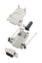 AMPHENOL COMMUNICATIONS SOLUTIONS L17DTZF09-LJS-RG+L717HDE15P D Sub Connector, HD, W/ Backshell, High Density, Plug, DTZF-LJS-RG, 15 Contacts, DE, Solder Cup