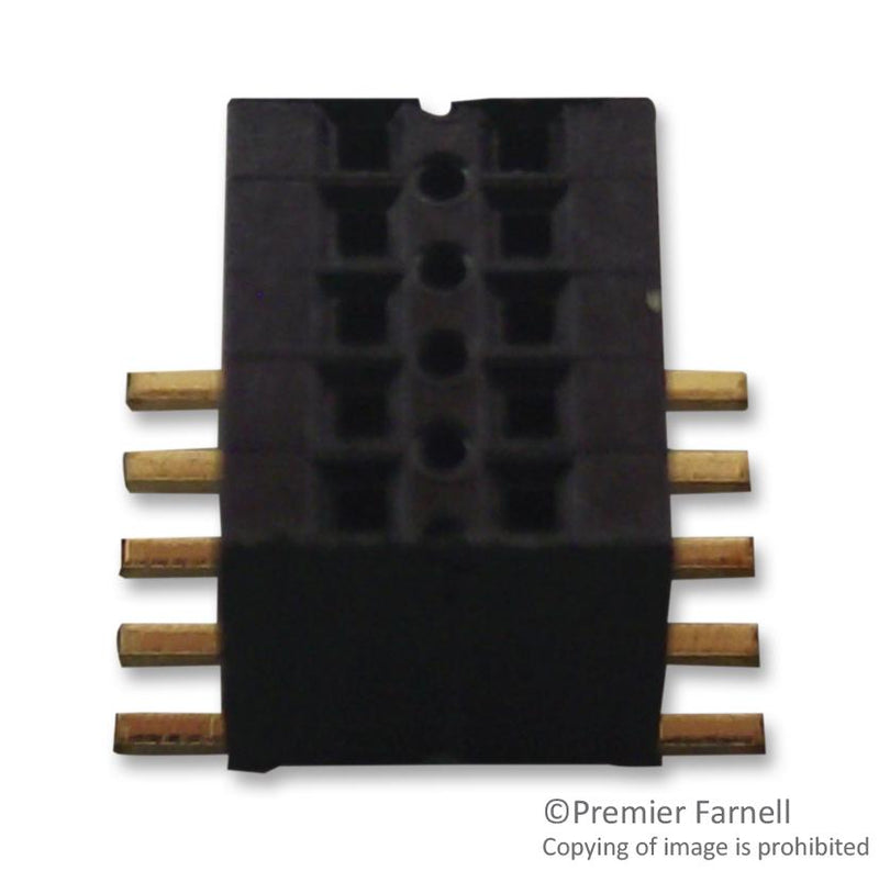 Samtec CLE-110-01-G-DV-P-TR CLE-110-01-G-DV-P-TR PCB Receptacle Board-to-Board 0.8 mm 2 Rows 20 Contacts Surface Mount Tiger Beam CLE Series New