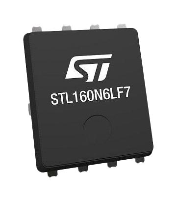 STMICROELECTRONICS STL160N6LF7 Power MOSFET, N Channel, 60 V, 160 A, 0.0025 ohm, PowerFLAT 5x6, Surface Mount