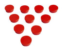 ECLIPSE MAGNETICS RM765/R Marker Magnet, Ferrite, 20 mm Diameter x 7mm Height, Red