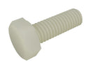 TR FASTENINGS RP0000381170 Screw, Nylon 6.6, Hex Head, 12 mm, M8 x 1.25