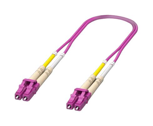 PHOENIX CONTACT 1115624 FIBRE CABLE, LC DUPLEX-LC DUPLEX, MM, 2M 1115624, FOC-LC:PA-LC:PA-OM4:D01/2