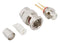 AMPHENOL RF 162108B RF / Coaxial Connector, Twinax Coaxial, Straight Plug, Solder, Crimp, 78 ohm, RG108A/U TWB1111K1-007-NPB3G