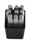 MULTICOMP PRO MP011889 Number Stamp, Chrome Vanadium Steel, 2.5mm, 0 to 8, 9 Pieces