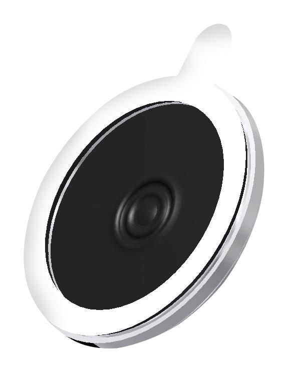 PUI AUDIO AS02008MR-5-R Speaker, 500Hz to 10kHz, 8 ohm, 87dB, 800mW, Round, Bare Mount