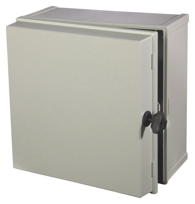 FIBOX 8113342 Plastic Enclosure, Multipurpose, Polycarbonate, 300 mm, 300 mm, 180 mm, IP65
