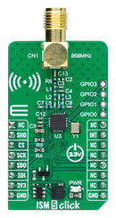 MIKROELEKTRONIKA MIKROE-5978 Add-On Board, ISM 5 Click, Si4461, Transceiver, SPI, 3.3V