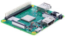 RASPBERRY-PI RPI3-MODAP SBC, Raspberry Pi3 A+, BCM2837B0, ARM Cortex-A53, 512MB RAM, MicroSD, Wifi, HDMI, 1&Atilde;�USB 2.0 GTIN UPC EAN: 0652508442181