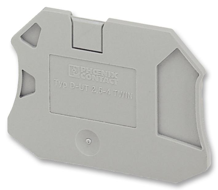 PHOENIX CONTACT 3047141 End Cover, for Use with UT Series Terminal Blocks, D-UT