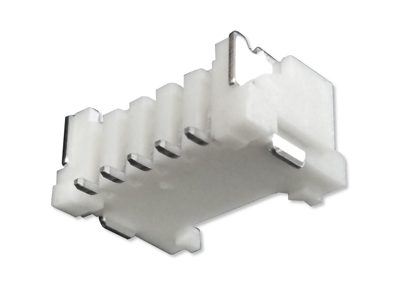 MULTICOMP PRO MP013281 Pin Header, Wire-to-Board, 2 mm, 1 Rows, 5 Contacts, Surface Mount Right Angle, MP W2B LOCK 2MM