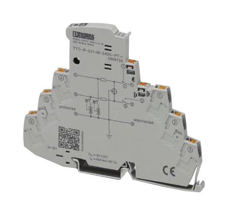 PHOENIX CONTACT 2906729 Surge Protector, Surge Protector
