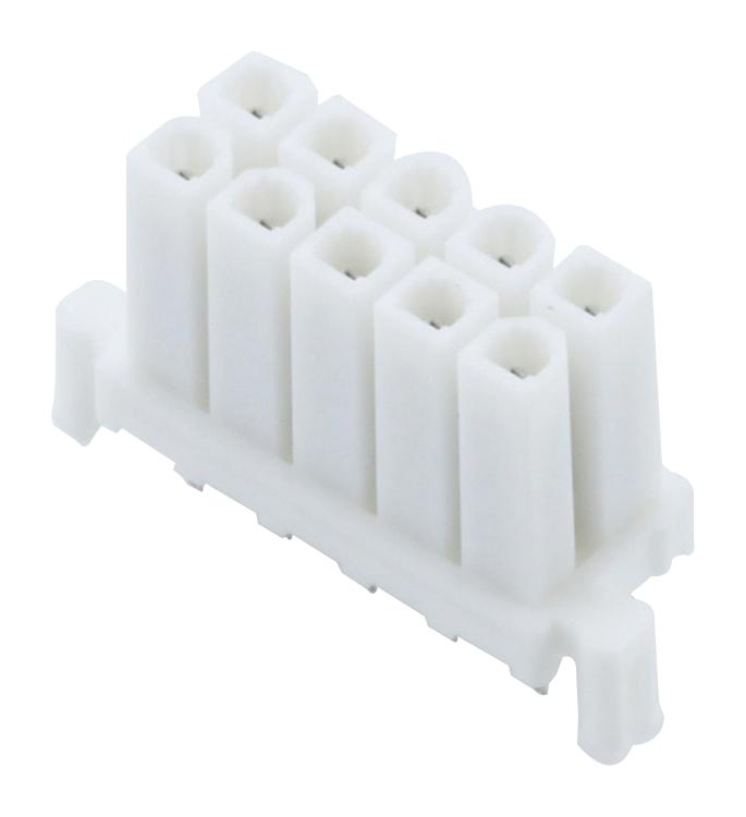 MOLEX 15-24-7101 Rectangular Connector, Mini-Fit BMI 42385 Series, 10 Contacts, Receptacle, 4.2 mm, Through Hole