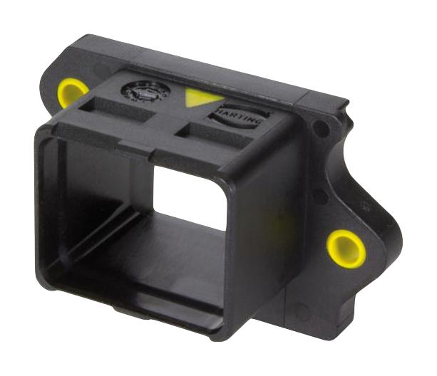 HARTING 09455450040 Heavy Duty Connector, Black, Housing, Bulkhead Mount, Thermoplastic Body, Push-Pull