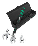 WERA 05136076001 Torque Wrench Set, 4-Pcs of Click Torque X7 Wrench & 7880 Joker L, XL, XXL Self Insert Spanners