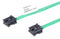 MOLEX 224050-1043 Cable Assembly, Mini50 Receptacle to Mini50 Receptacle, 4 Ways, 2 mm, 1 Row, 300 mm, 11.8 "