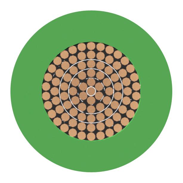 MULTICOMP PRO PP001223 Wire, Tri Rated, Per Metre, PVC, Green, 18 AWG, 1 mm&sup2;