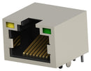TE CONNECTIVITY 1-1734795-1 Modular Connector, RJ45 Jack, 1 x 1 (Port), 8P8C, Cat3, Through Hole Mount