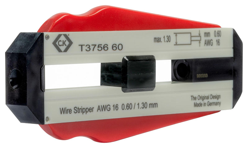 CK TOOLS T3756 60 Precision Wire Stripper for 0.6mm Diameter Wire and Depth Stop Adjustable up to 50mm GTIN UPC EAN: 5013969498301