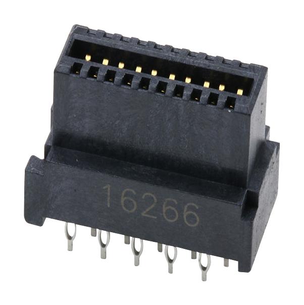 MOLEX 46113-0201 Rectangular Power Connector, 20 Contacts, LPH 46113 Series, PCB Mount, Press Fit, 1.27 mm