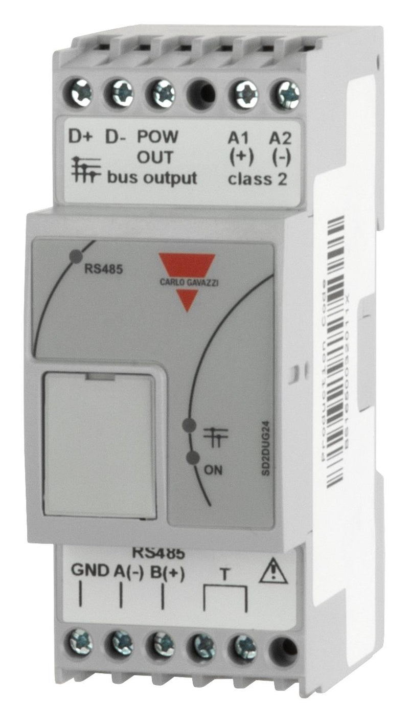 CARLO GAVAZZI SD2DUG24. Bus Generator, 0.13 A, IP50, Screw, Dupline Series
