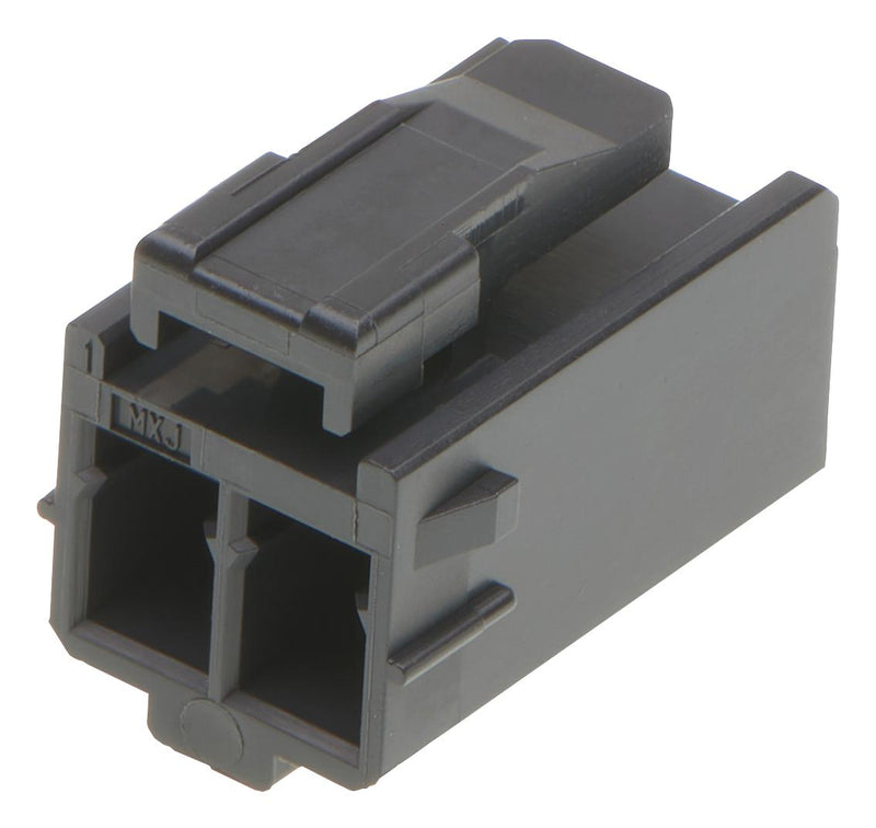 MOLEX 51163-0241 Connector Housing, Mini-Lock 51163 Series, Receptacle, 2 Ways, 2.5 mm
