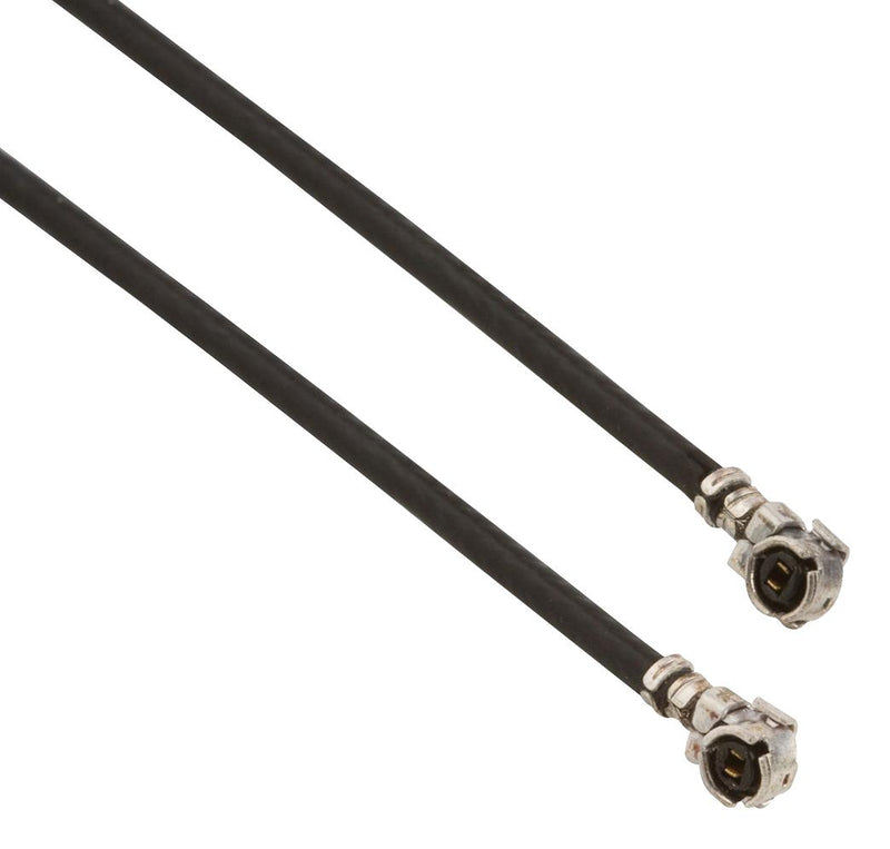 AMPHENOL RF A-1PA-113-01KB2 RF / Coaxial Cable Assembly, 50 Ohm, 6GHz, 90&deg; AMC Plug to 90&deg; AMC Plug, 1.13mm, 50 ohm, 3.28 ft