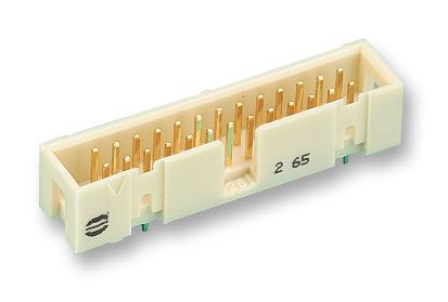 HARTING 09 19 510 7323 Pin Header, Right Angle, Wire-to-Board, 2.54 mm, 2 Rows, 10 Contacts, Through Hole Right Angle