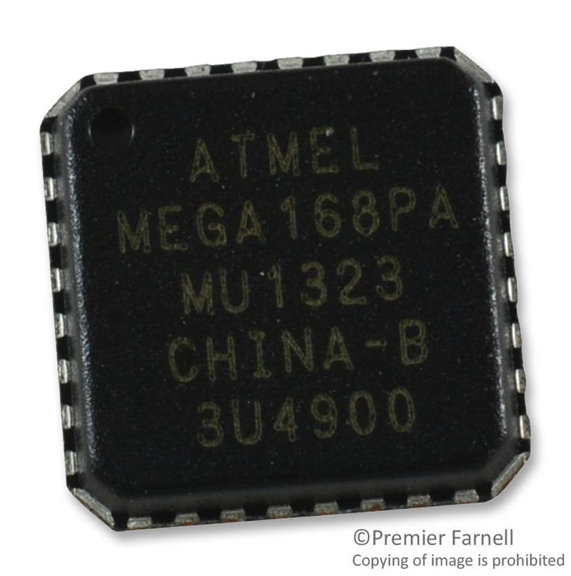MICROCHIP ATMEGA168PA-MUR 8 Bit MCU, Low Power High Performance, AVR ATmega Family ATmega16X Series Microcontrollers, AVR