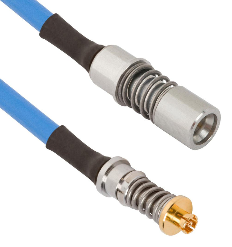 AMPHENOL SV MICROWAVE 7032-10039 CABLE ASSY, SMPM JACK-BMB SKT, 12"