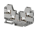 PHOENIX CONTACT 1329511 DIN Rail Mount Terminal Block, 4 Ways, 20 AWG, 8 AWG, 6 mm&sup2;, Push-X, 41 A