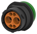 DEUTSCH - TE CONNECTIVITY HDP24-18-6PN-L017 Automotive Connector Housing, Black, HDP20 Series, Plug, 6 Ways