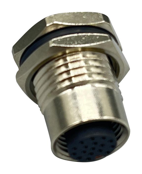 NORCOMP 859-017-203R004 SENSOR CONN, M12, 17POS, RCPT, PANEL