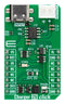 MIKROELEKTRONIKA MIKROE-5882 Add-On Board, Charger 26 Click, MAX1811, Battery Charger, GPIO, 3.3V/5V in