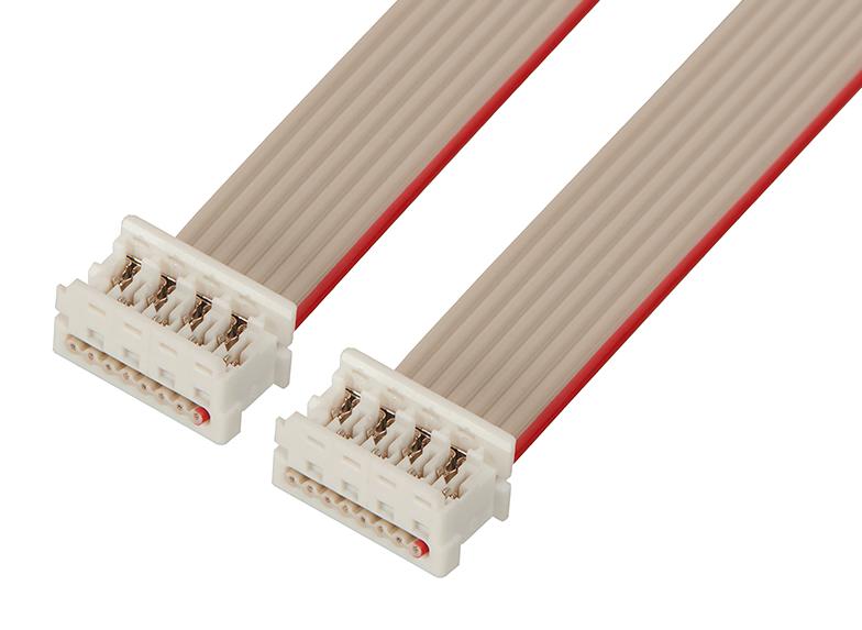 MOLEX 92315-0416 Ribbon Cable, PF50 Receptacle to PF50 Receptacle, 4 Ways, 6.3 ", 160 mm, 1.27 mm