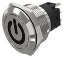 EAO 82-6151.1000.B002 Vandal Resistant Switch, Standby, 82-x151.1000.B002 Series, 22 mm, SPDT, Momentary