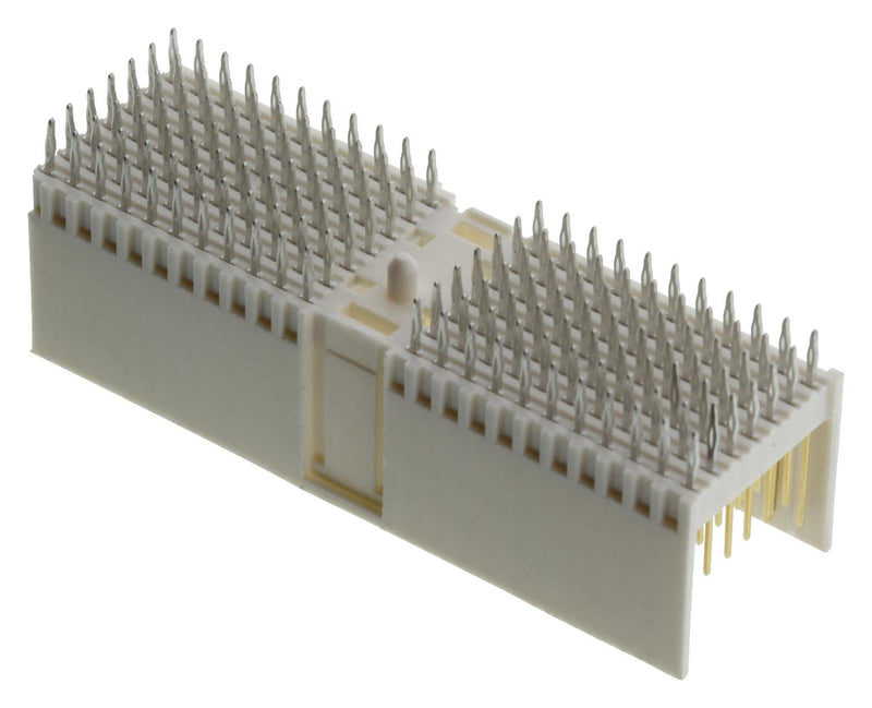 AMPHENOL COMMUNICATIONS SOLUTIONS HM2P07PD5111N9LF Connector, FCI Millipacs Series, 110 Contacts, 2 mm, Header, Press Fit, 7 Rows