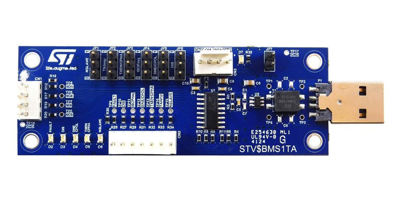 STMICROELECTRONICS STEVAL-BMS1T Evaluation Board, L99BM1T-TR, Dongle, SPI to Isolated SPI Transceiver