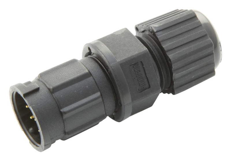 AMPHENOL LTW BU-12BMMA-LL7001 Circular Connector, Standard (B) Series, Cable Mount Plug, 12 Contacts, Solder Pin, Bayonet