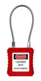 MULTICOMP PRO MP014042 Safety Padlock, Steel/Stainless Steel Shackle, 3.2mm Dia, Nylon (Polyamide) Lock, -30 &deg;C to 120&deg;C