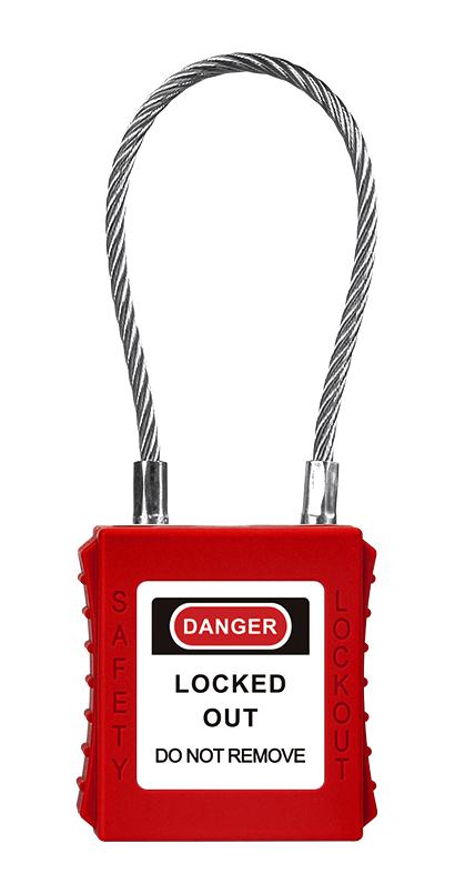MULTICOMP PRO MP014042 Safety Padlock, Steel/Stainless Steel Shackle, 3.2mm Dia, Nylon (Polyamide) Lock, -30 &deg;C to 120&deg;C