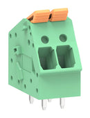 MOLEX 224929-0002 Wire-To-Board Terminal Block, 5 mm, 2 Ways, 24 AWG, 12 AWG, 3.09 mm&sup2;, Push In Lock