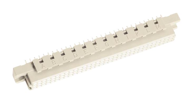 HARTING 09037966850 DIN 41612 Connector, 96 Contacts, Receptacle, 2.54 mm, 3 Row, a + b + c