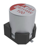 Kemet A781MS277M1VLAV022 A781MS277M1VLAV022 Hybrid Aluminium Electrolytic Capacitor 270 &Acirc;&micro;F &plusmn; 20% 35 V Radial Can - SMD 0.022 ohm New