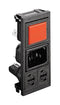 BULGIN LIMITED BZV03/Z0000/72 Un-Filtered IEC Power Entry Module, IEC C14, General Purpose, 10 A, 250 VAC, 2-Pole Switch