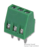 PHOENIX CONTACT 1725669 Wire-To-Board Terminal Block, 2.54 mm, 3 Ways, 26 AWG, 20 AWG, 0.5 mm&sup2;, Screw MPT 0,5/ 3-2,54, GTIN UPC EAN: 4017918116262