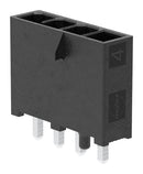 MOLEX 215915-1004 Pin Header, Power, Wire-to-Board, 4.2 mm, 1 Rows, 4 Contacts, Through Hole Straight