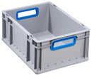 ALLIT 456725 Euro Container, 300 mm L x 400 mm W x 170 mm H, Grey, Blue