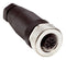 SICK DOS-1205-GX Sensor Connector, M12, Female, 5 Positions, Screw Socket, Straight Cable Mount